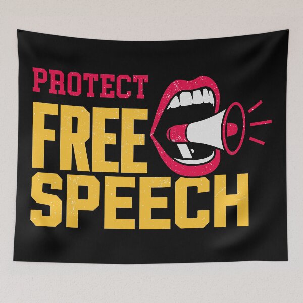 Item preview, Protect Free Speech designed and sold by CamaleonDesigns.