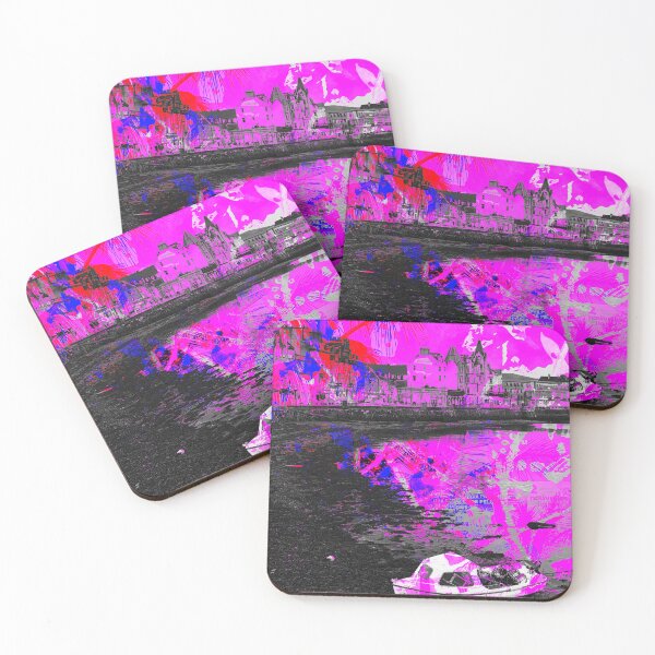Item preview, Oban by the Harbour - Seaside Graphic Art designed and sold by PunksterClub.