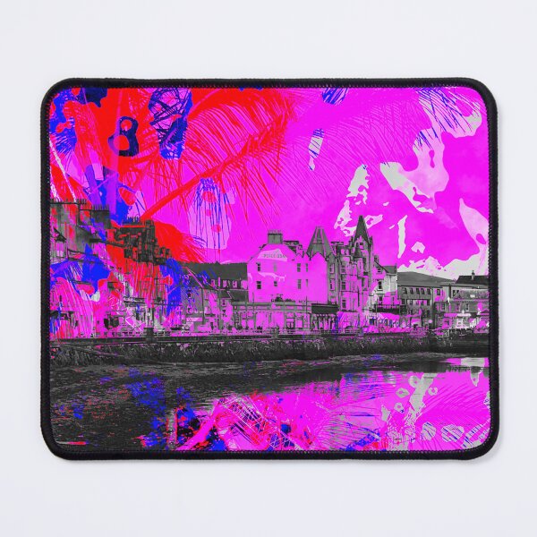 Item preview, Oban by the Harbour - Seaside Graphic Art designed and sold by PunksterClub.