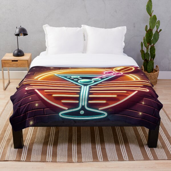 Item preview, Mid Century Neon Sign Bubble Martini designed and sold by Lee Hiller Designs.