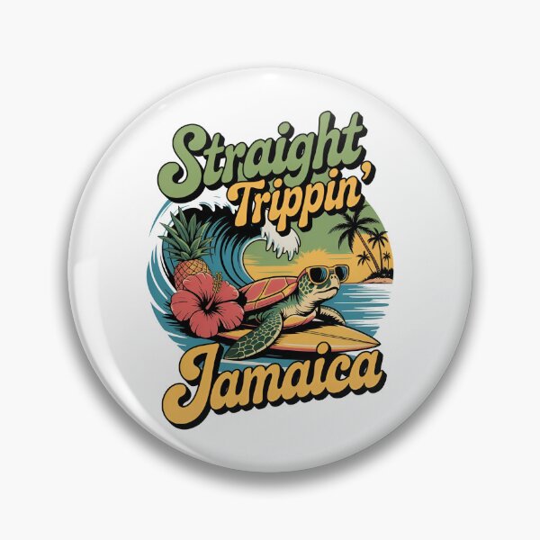 Item preview, Straight Trippin Jamaica Vintage Tropical Vacation Souvenir designed and sold by Polarisofficial.