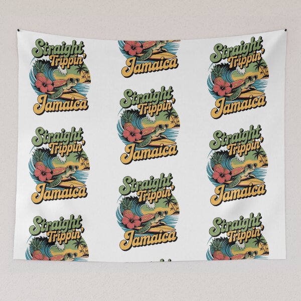 Item preview, Straight Trippin Jamaica Vintage Tropical Vacation Souvenir designed and sold by Polarisofficial.