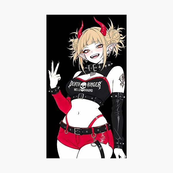 Item preview, Y2K Punk Death Metal Demon Anime Girl designed and sold by MikaseSan.