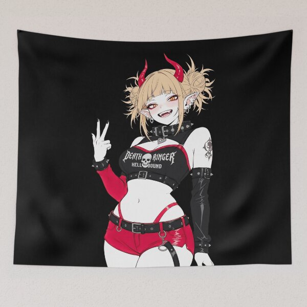 Item preview, Y2K Punk Death Metal Demon Anime Girl designed and sold by MikaseSan.