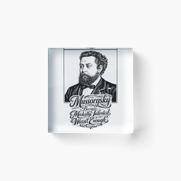 Item preview, Mussorgsky Masterpiece — Humor Meets Classical Genius designed and sold by ForeverPrintsOK.