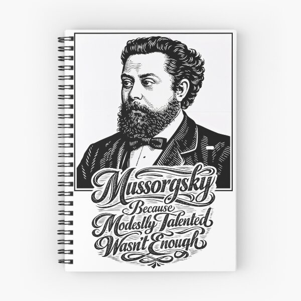 Item preview, Mussorgsky Masterpiece — Humor Meets Classical Genius designed and sold by ForeverPrintsOK.