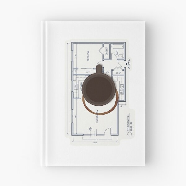 Item preview, Architecture Floor Plan Coffee Stain Studio Life designed and sold by AkDesign022.