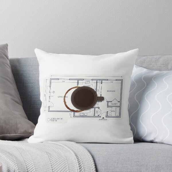 Item preview, Architecture Floor Plan Coffee Stain Studio Life designed and sold by AkDesign022.