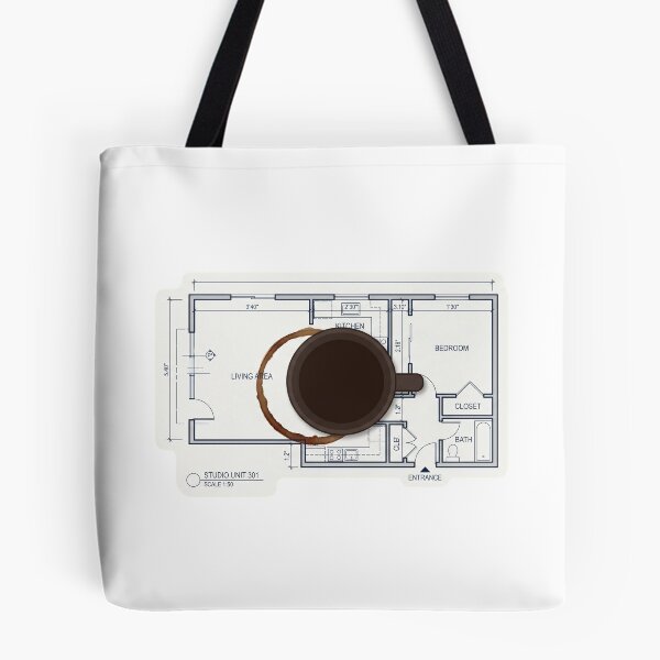 Item preview, Architecture Floor Plan Coffee Stain Studio Life designed and sold by AkDesign022.