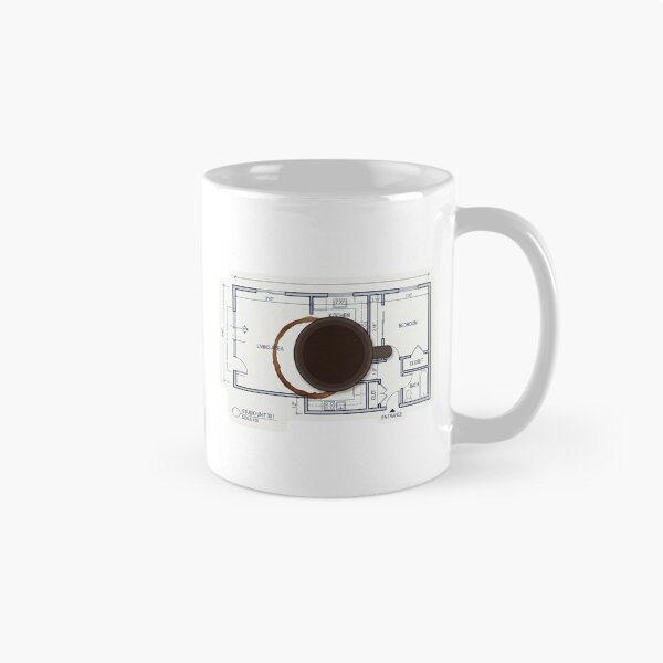 Item preview, Architecture Floor Plan Coffee Stain Studio Life designed and sold by AkDesign022.