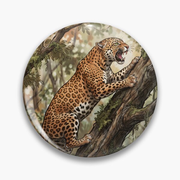 Item preview, Leopard Panthera Pardus Arboreal Forest Canopy designed and sold by RubisLeaf.