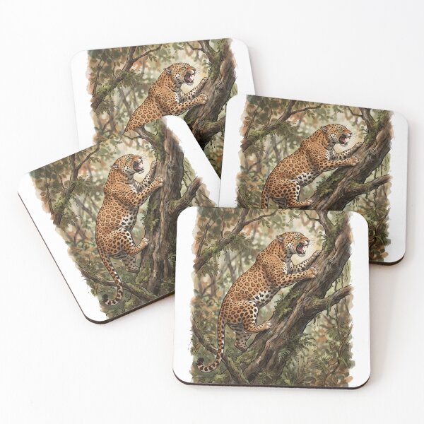 Item preview, Leopard Panthera Pardus Arboreal Forest Canopy designed and sold by RubisLeaf.