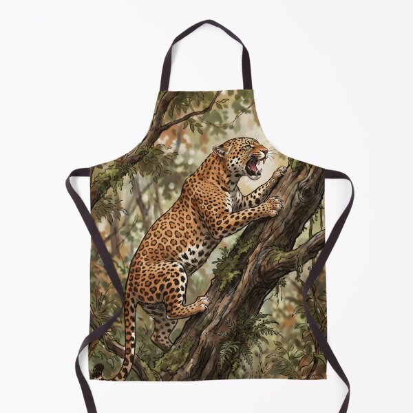 Item preview, Leopard Panthera Pardus Arboreal Forest Canopy designed and sold by RubisLeaf.