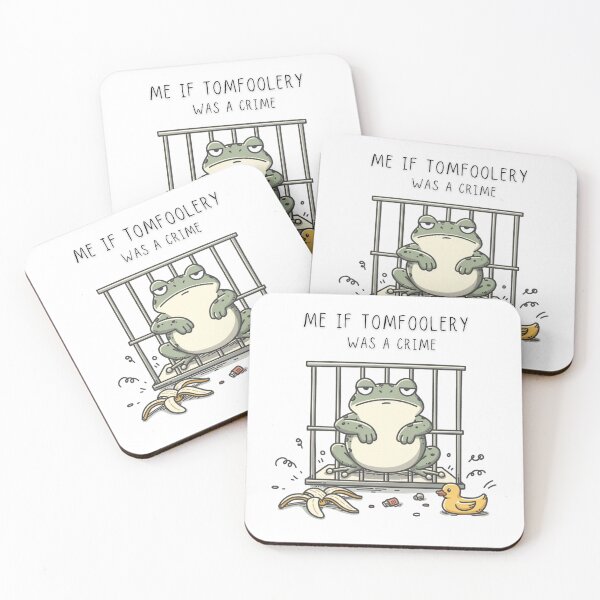 Item preview, Me If Tomfoolery Was A Crime Funny Frog Jail T-Shirt Chaotic Creatures - Digital Art designed and sold by Panom Suavichien.