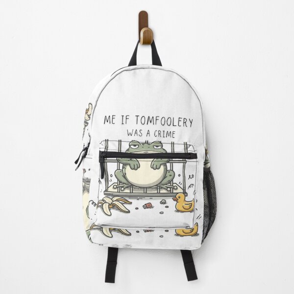 Item preview, Me If Tomfoolery Was A Crime Funny Frog Jail T-Shirt Chaotic Creatures - Digital Art designed and sold by Panom Suavichien.