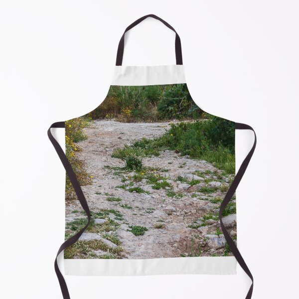 Item preview, Dirt Path Through Yellow Wildflowers and Rocky Ground Along a Quiet Countryside Trail designed and sold by Nmallia.