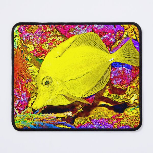 Item preview, Surgeon Fish, Yellow Tang, Digital Illustration designed and sold by AMacGPhilly.