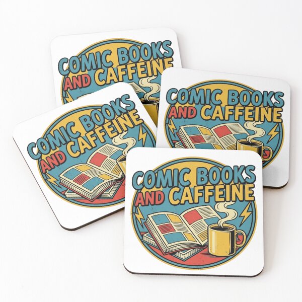 Item preview, Comic Books and Caffeine  designed and sold by Milasneeze.