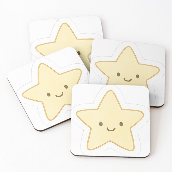 Item preview, Cute Kawaii Star Sticker – Simple Pastel Aesthetic designed and sold by designpgigi.