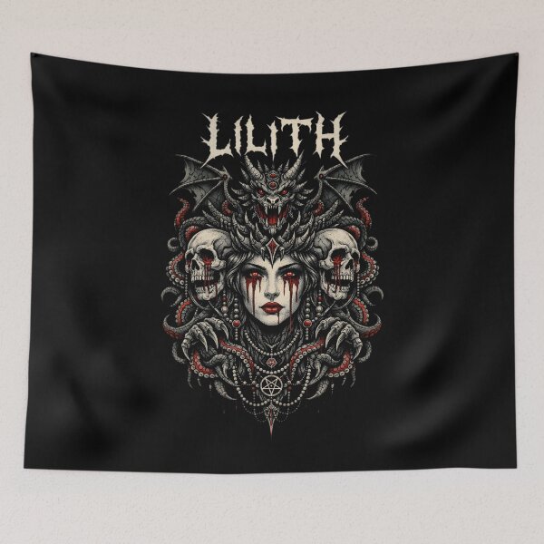 Item preview, Lilith Demon Queen - Dark Fantasy Horror designed and sold by SidTastic .
