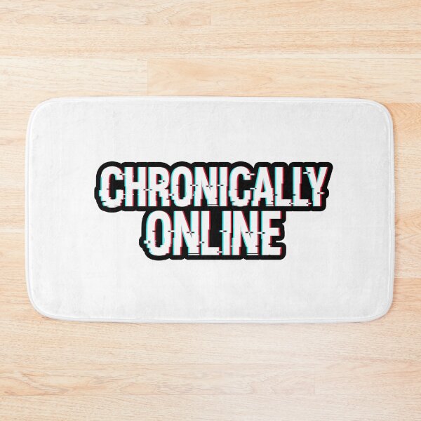Item preview, Chronically Online Funny Sticker designed and sold by CutePlix.