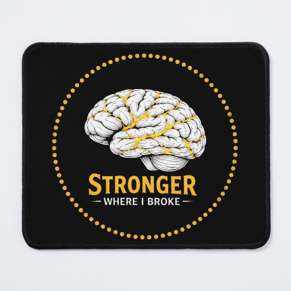 Item preview, Stronger Where I Broke Brain Recovery Shirt designed and sold by ComebackCotton.