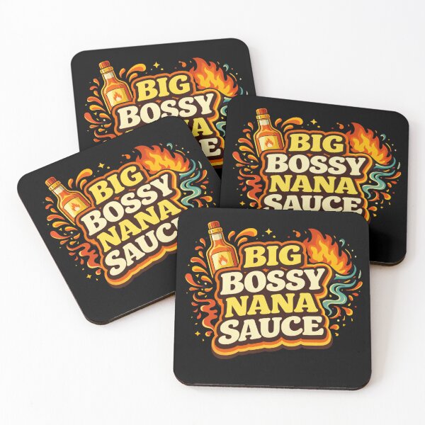 Item preview, Big Bossy Nana Sauce – Spicy Retro Hot Sauce Graphic designed and sold by TKOprintdesigns.