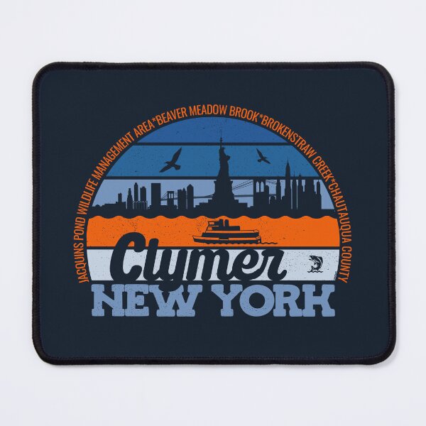 Item preview, Clymer New York Sunset Retro Vintage Local Pride Logo designed and sold by CRHPOD20.