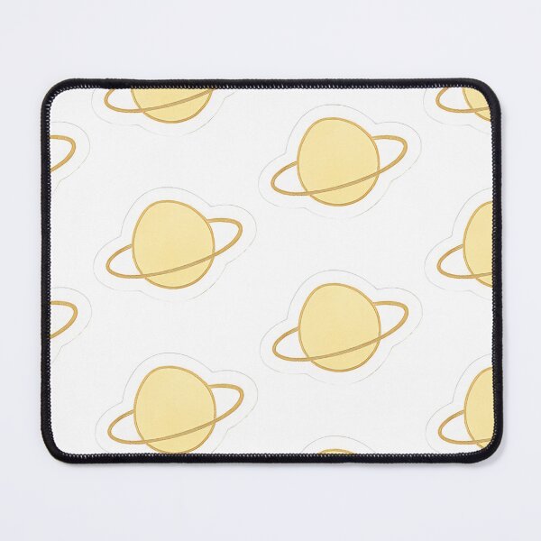 Item preview, Pastel Yellow Planet Sticker – Soft Minimal Aesthetic designed and sold by designpgigi.