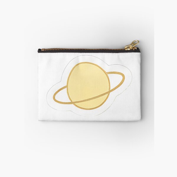 Item preview, Pastel Yellow Planet Sticker – Soft Minimal Aesthetic designed and sold by designpgigi.