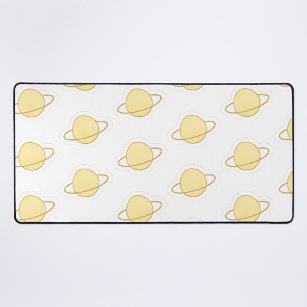 Item preview, Pastel Yellow Planet Sticker – Soft Minimal Aesthetic designed and sold by designpgigi.