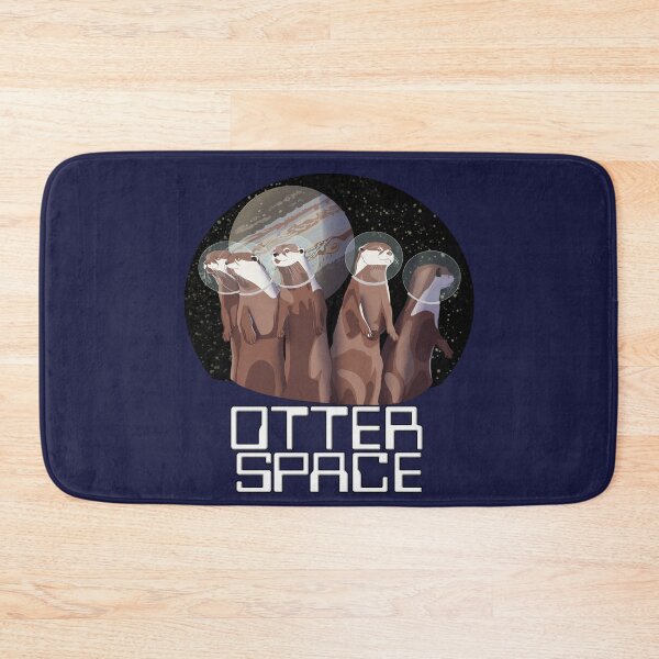 Item preview, Otter Space Scape With Stacked Text designed and sold by Ivorycrow.