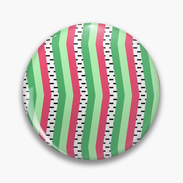 Item preview, Abstract watermelon zigzag designed and sold by Mint + Midnight.