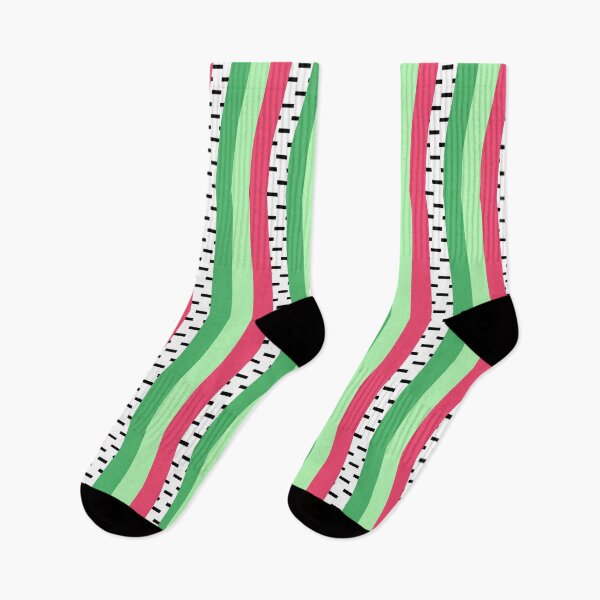 Item preview, Abstract watermelon zigzag designed and sold by Mint + Midnight.