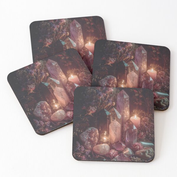 Item preview, Boho Witch Crystal Collection Flat Lay designed and sold by Nyx Creates.