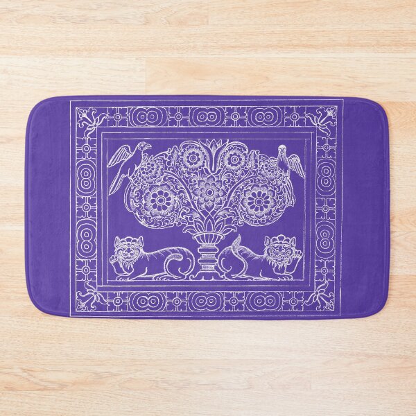 Item preview, Vintage Indian Temple Art Two Lions and Two Birds designed and sold by Pixelchicken.