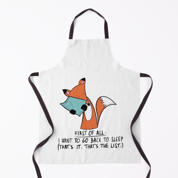 Item preview, Funny Sleepy Fox I Want To Go Back To Sleep designed and sold by DesignFreakArt.
