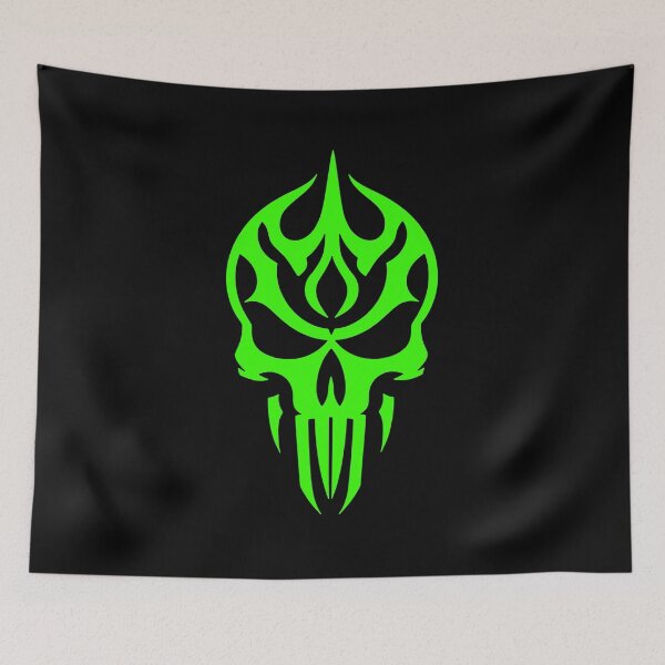Item preview, Phosphorescent Tribal Skull designed and sold by elife.ds.