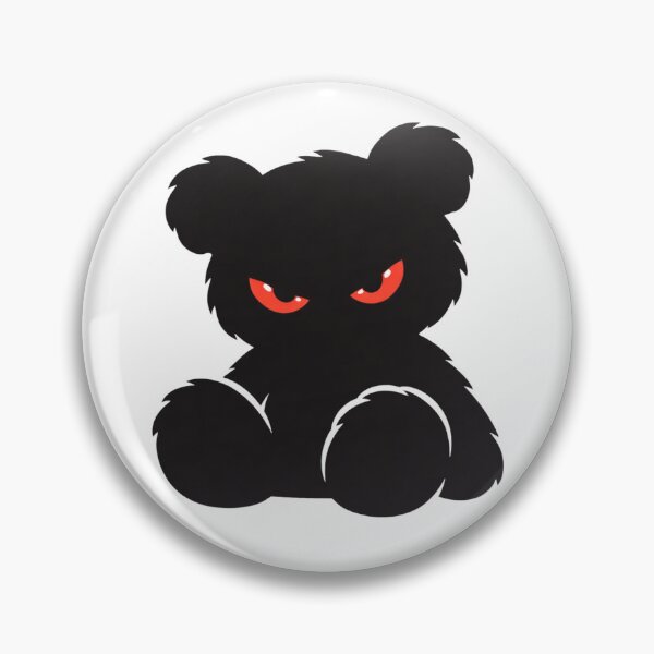 Item preview,   Angry Teddy Bear with Glowing Red Eyes designed and sold by ByLusya.