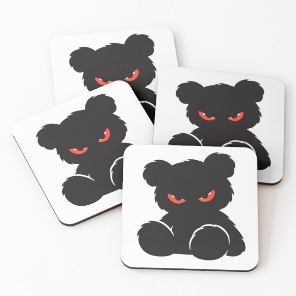 Item preview,   Angry Teddy Bear with Glowing Red Eyes designed and sold by ByLusya.