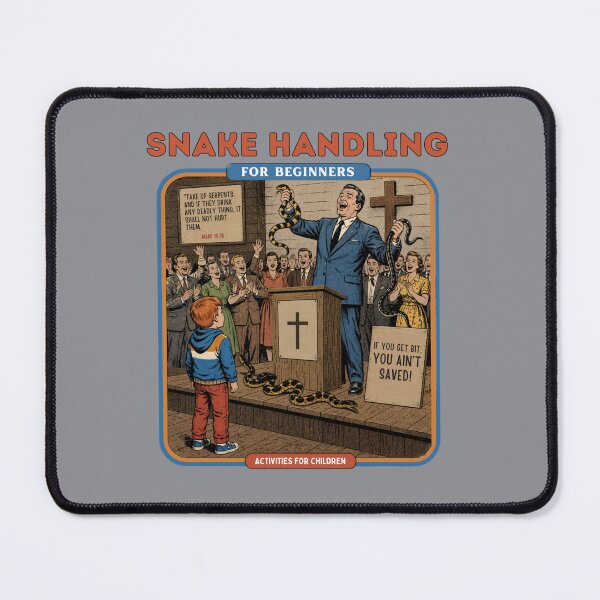 Item preview, Snake Handling for Beginners: Activities for Children (Vintage Parody Tee) designed and sold by Alt Christian.