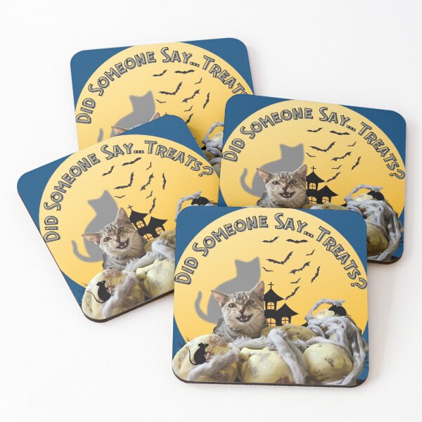 Item preview, Did Someone Say Treats?-Cat designed and sold by BeardedFireworm.