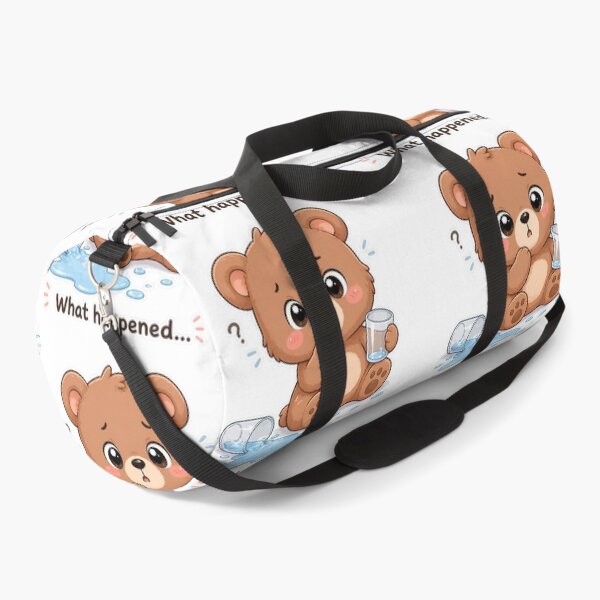 Item preview, Confused Bear Spilled Water What Happened Moment designed and sold by Sadia  Jannat.