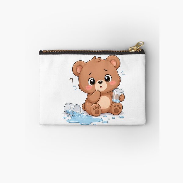 Item preview, Confused Bear Spilled Water What Happened Moment designed and sold by Sadia  Jannat.