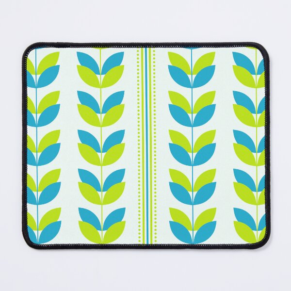 Item preview, Green, cyan & mint cream leaves designed and sold by Mint + Midnight.