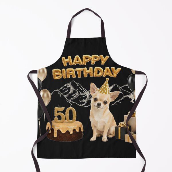 Item preview, Chihuahua 50th Birthday Dog Card designed and sold by GivingJoy.