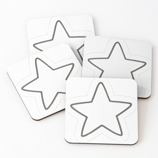 Item preview, Minimal Star Outline Sticker – Simple Line Art Aesthetic designed and sold by designpgigi.