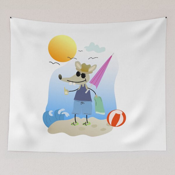 Item preview, Rat ready for beach designed and sold by Logan81.