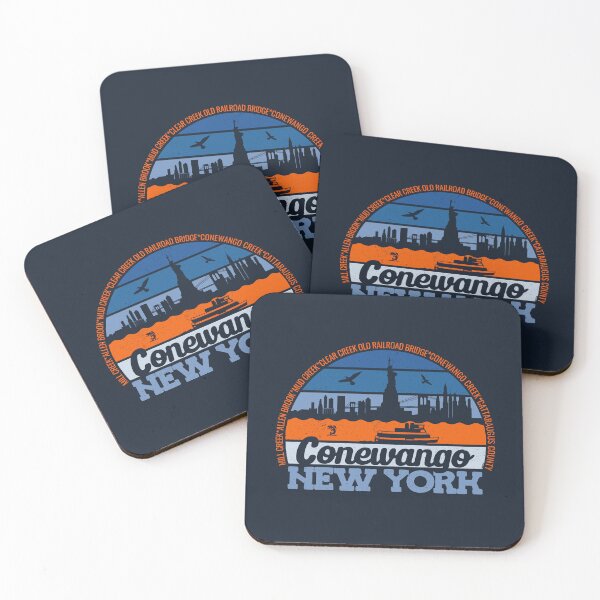 Item preview, Conewango New York Sunset Retro Vintage Local Pride Logo designed and sold by CRHPOD20.