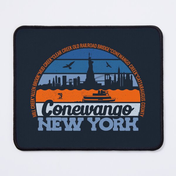 Item preview, Conewango New York Sunset Retro Vintage Local Pride Logo designed and sold by CRHPOD20.